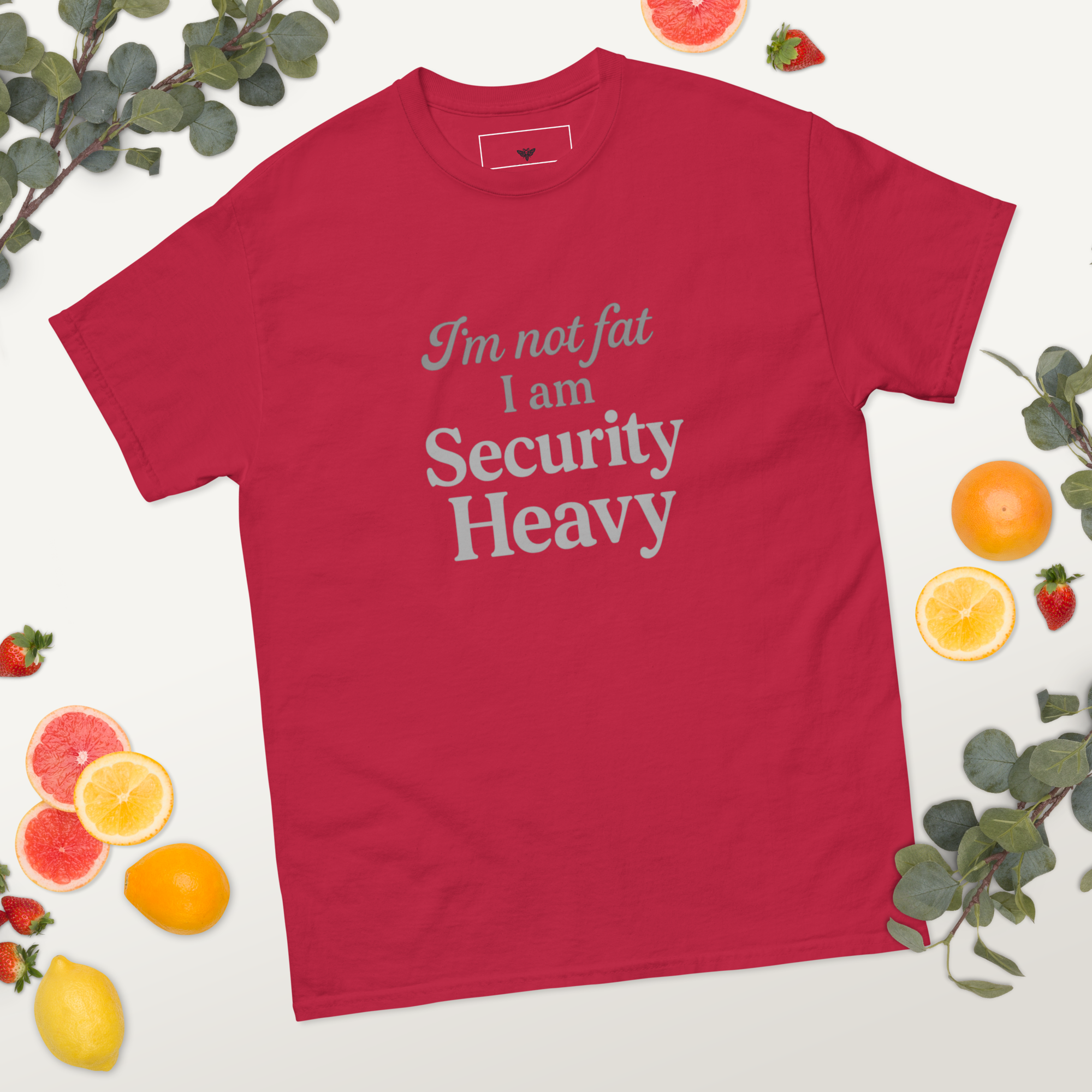 “I’m Not Fat, I’m Security Heavy” Unisex Cardi B Quote T-Shirt - Image 3