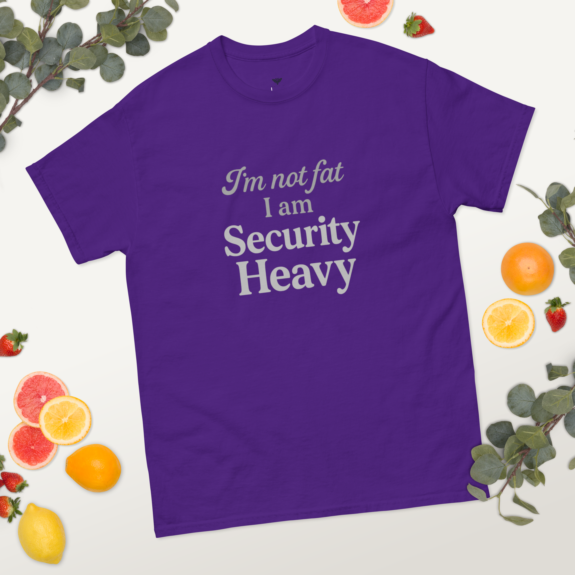 “I’m Not Fat, I’m Security Heavy” Unisex Cardi B Quote T-Shirt - Image 4