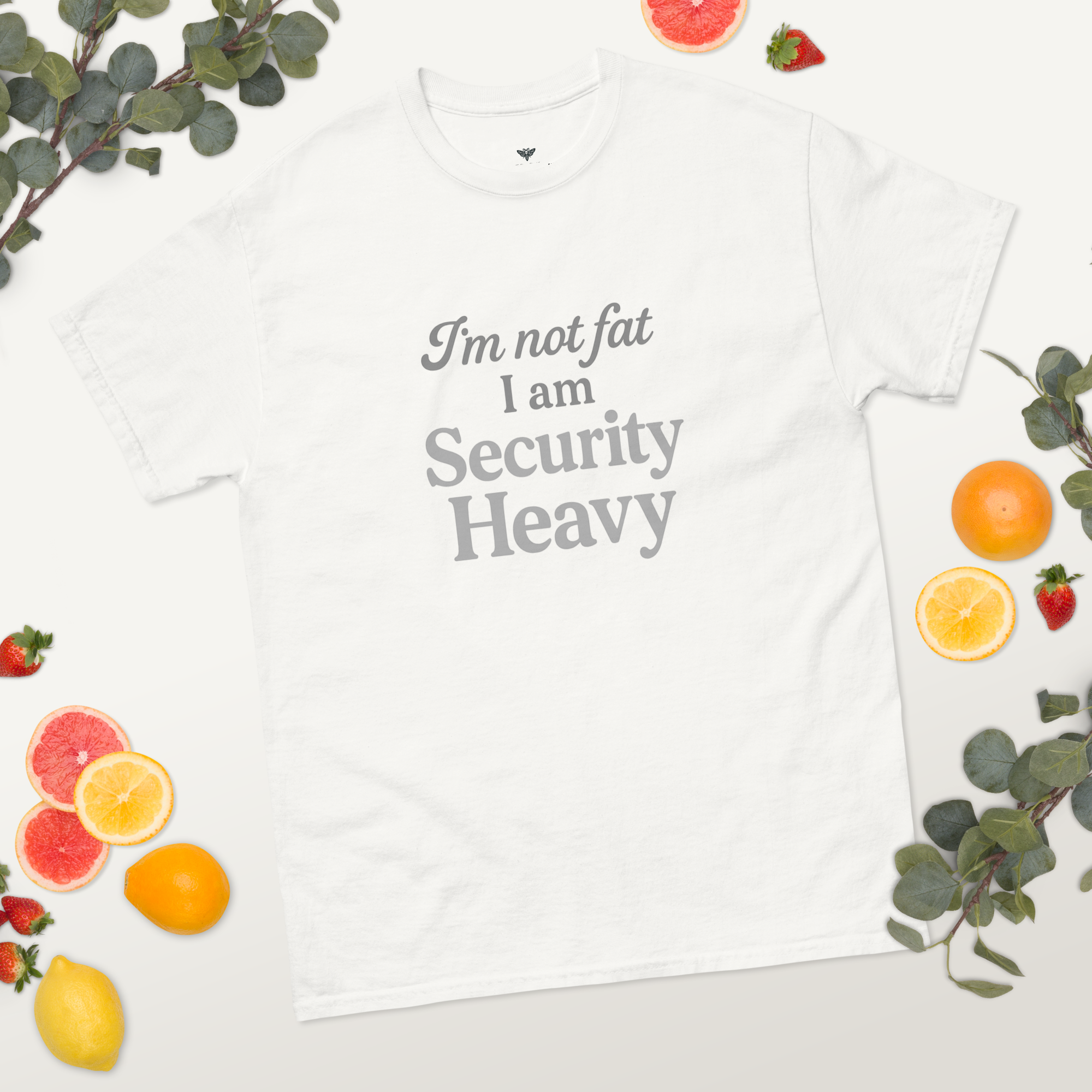“I’m Not Fat, I’m Security Heavy” Unisex Cardi B Quote T-Shirt - Image 2