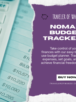 Nomad Budget Tracker Spreadsheet (Excel)